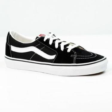 Imagem de Tenis Vans Sk8 Low Couro Preto-Unissex