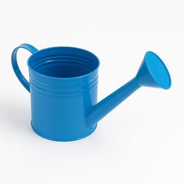 Imagem de Mini Regador Aberto Aço Galvanizado 3 Litros para Jardim e Festas - SF