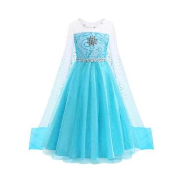 Imagem de Fantasia De Princesa Rainha Da Neve Para Meninas, Vestido De Cosplay P