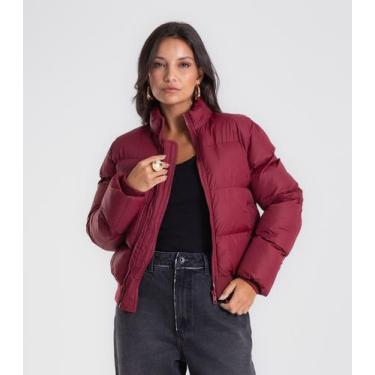 Imagem de Jaqueta Feminina Puffer Microfibra Endless Vermelho, GG, Vermelho