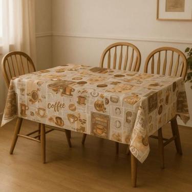 Imagem de Toalha De Mesa Termica Barista Rolo 1,40x30m Vinil PVC - Plast.co