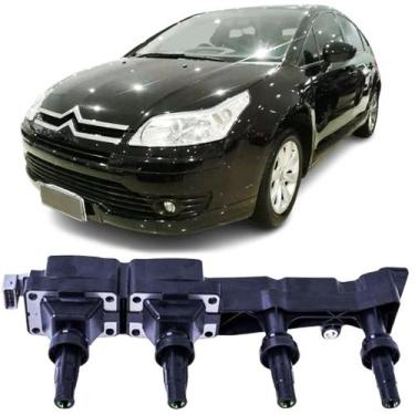 Imagem de Bobina Ignição Citroen C4 1.6 16v Flex Marelli Nova Original - MAGNETI