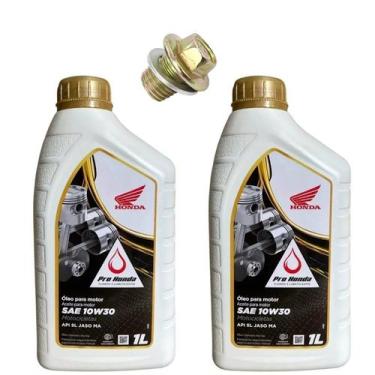 Imagem de Óleo 10w30 Cb 300F Twister Original + Bujão Dreno C/ Arruela - Honda