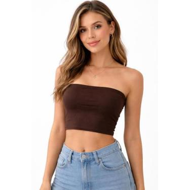 Imagem de Top Cropped Tube Básico sem alça Suplex Econovest, G