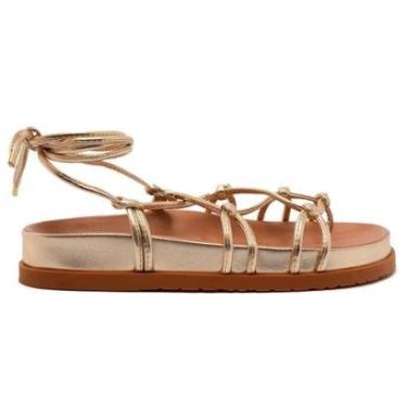 Imagem de Sandália Papete Anacapri Tiras Amarração C 30378 0001 33/40-Feminino