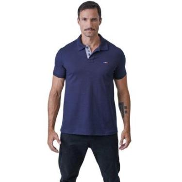 Imagem de Camisa Polo Vih Triny Masculina Básica Industrie Piquet no Estilo Bordado França-Masculino
