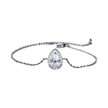 Imagem de Conjunto De Joias De Casamento Feminino Com Zircônia Cúbica AAA Brilha