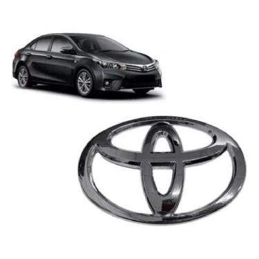 Imagem de Emblema Grade Frontal Cromado Toyota Corolla 2015 16 17 2018 - BLA