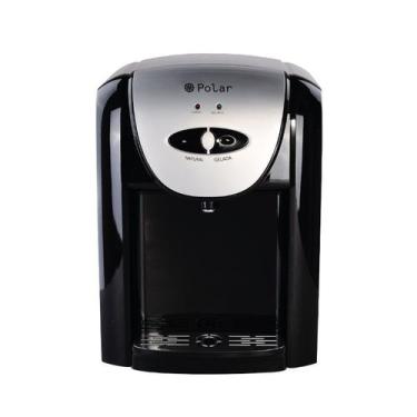 Imagem de Purificador De Agua Eletrônico Polar Preto - Natural e Gelada, 110V
