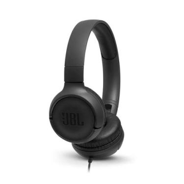 Imagem de Fone De Ouvido JBL Tune 500 Com Fio Preto