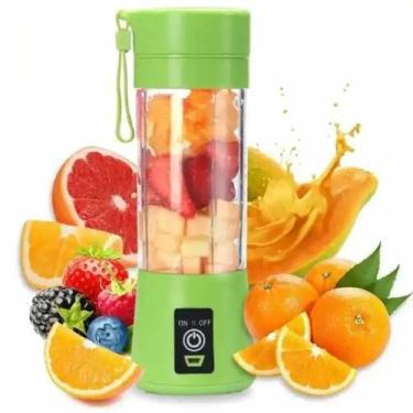 Imagem de Liquidificador Portátil Juice Portátil Cabo USB 6 Lâminas Shake - JUIC