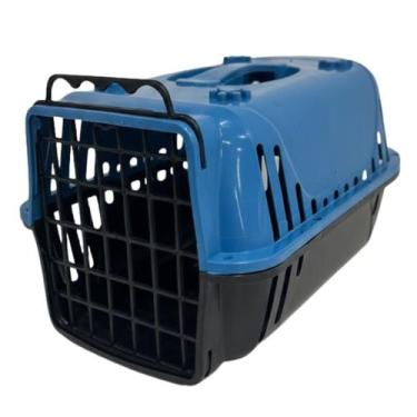 Imagem de Caixa De Transporte N.1 Cão Cachorro Gato Pequena Azul - Murano