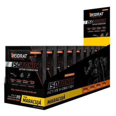 Imagem de Isotonic Active Hydration - 20 Sachês de 33g Maracujá - Reidrat