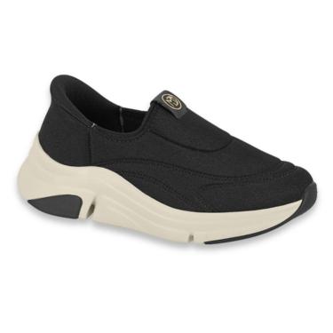 Imagem de Tenis Feminino Modare Solado Confortavel Ortopédico Calce Facil Impermeavel Ref: 7401.1...
