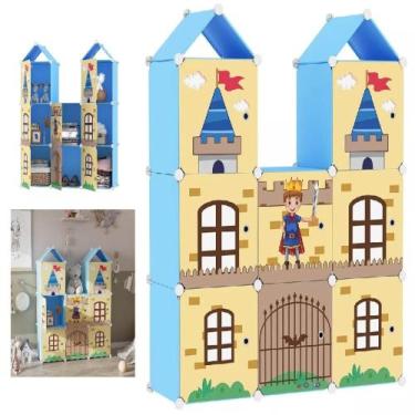 Imagem de Guarda roupa modular infantil menino decorativo castelo - Yeet