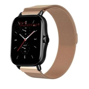 Imagem de Pulseira De Milanese Para GTS 2/GTS 2e Gold rose - 123smart