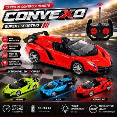 Imagem de Carrinho Controle Remoto Conversível Controle Remoto Esportivo - ULTRA
