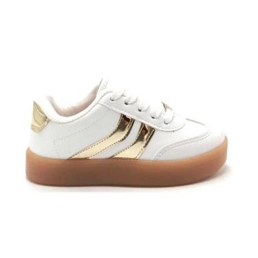 Imagem de Tenis Infantil Menina Molekinha Lançamento Blogueirinha, Branco, 35