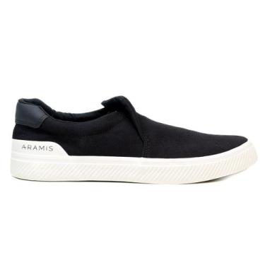 Imagem de Tênis Aramis Daily Slip Canvas Masculino, Preto, 40