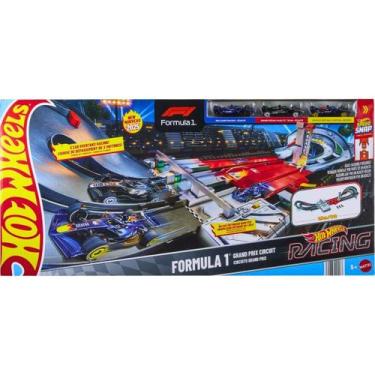 Imagem de Hot Wheels Pista Circuito Do Grande Premio F1 JDY16 Mattel, Azul