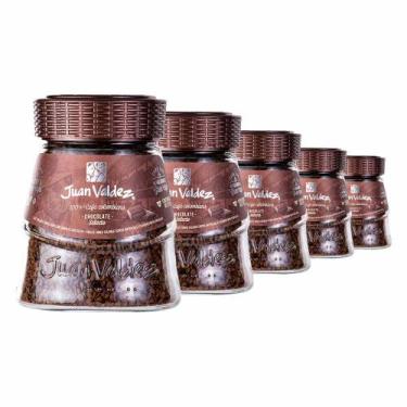 Imagem de Café Solúvel Colombiano Juan Valdez Chocolate 5 potes de 95g