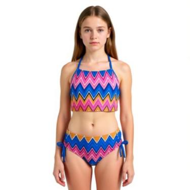 Imagem de Biquini Juvenil Infantil Arsie Top Halter Tanga Teen Bojo Removivel, C