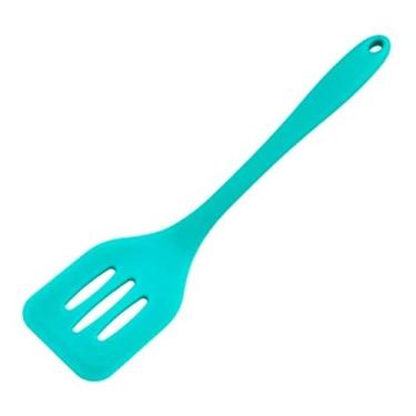 Imagem de Espatula Vazada De Silicone Linha Collorfull 29cm Antirisco - Kehome, 