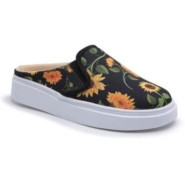 Imagem de Tênis Mule Feminino Slip On Barato Estilo Babuche Lançamento Primavera