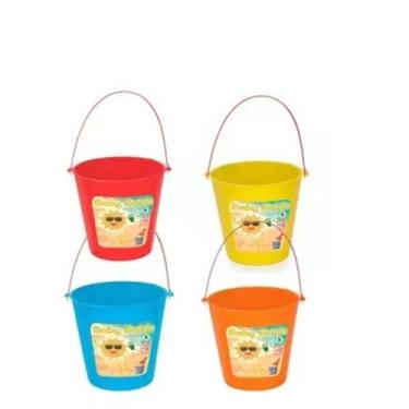 Imagem de Brinquedo Infantil Baby Balde De Praia Formas Monte Líbano, Azul