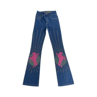 Imagem de Calça Feminina West Dust Cavalo Rosa - Ref. 27913, 44