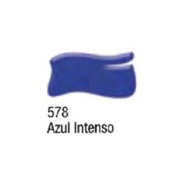 Imagem de Kit 3 Tinta Vitro 150º Para Vidros E CerÂMica 37ml Acrilex, AZUL INTEN