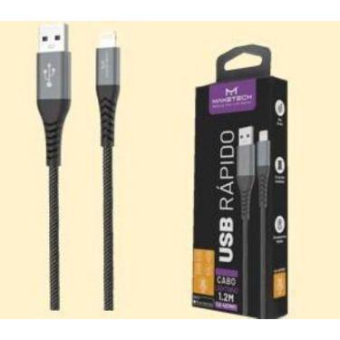 Imagem de Cabo Usb Lightning Made For iPhone Maketech Ca-407mfi, Branco