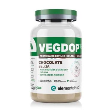 Imagem de Dose única proteína vegana - Elemento Puro - VEGDOP, Chocolate belga