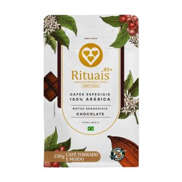 Imagem de Café Torrado e Moído Rituais Chocolate 3 Corações Pacote 250g
