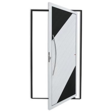 Imagem de Porta Pivotante Lambril Savana com Puxador Super 210cm x 100cm Brimak 