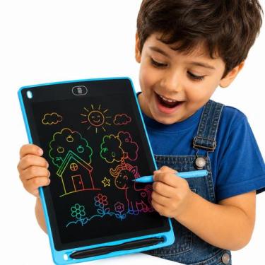 Imagem de Lousa Mágica Infantil LCD 8,5 Quadro Mágico Tablet Escrita Digital Apa