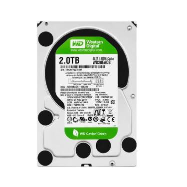 Imagem de Hd 2tb Sata 3 32mb 7200rpm 3,5 Caviar Green WD20EADS Western Digital