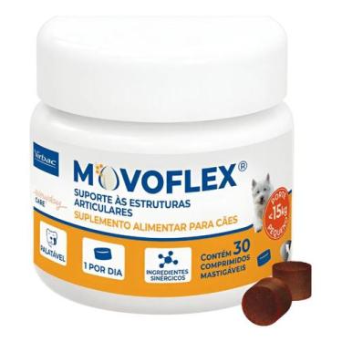 Imagem de Movoflex Suplemento Para Cães Pequenos 2 A 15kg Articulações - Virbac