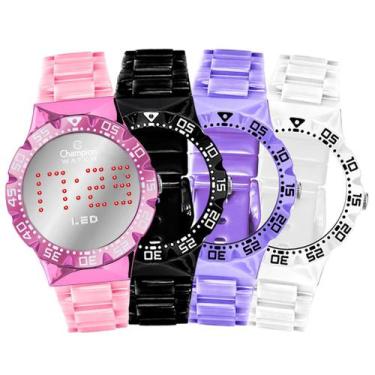 Imagem de Relógio Digital Champion Troca Pulseiras CP40977C Prova D'Água 100m