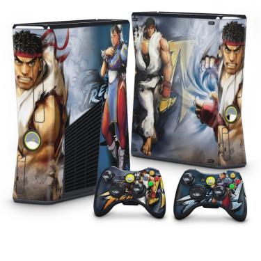 Imagem de Skin Adesivo Xbox 360 Slim - Street Fighter 4 #B