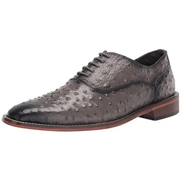 Imagem de STACY ADAMS Sapato Oxford masculino Roselli com sola de couro, Cinza, 7