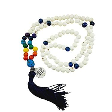 Imagem de Japamala 108 contas Semente de Açaí dos Chakras (Azul Escuro)