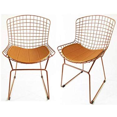 Imagem de Kit 2 Cadeiras BERTOIA cobre - Poltronas do Sul