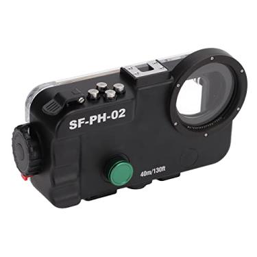 Imagem de Zyyini Capa para celular de mergulho, capa para telefone profissional de 40 m, capa para celular à prova d'água com snorkeling subaquático, capa para celular impermeável, natação, mergulho, capa para celular para iOS 12 12 Pro