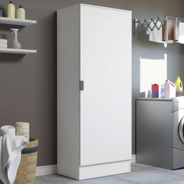 Imagem de Sapateira Armário Multiúso Madesa Isis 1 Porta - Branco