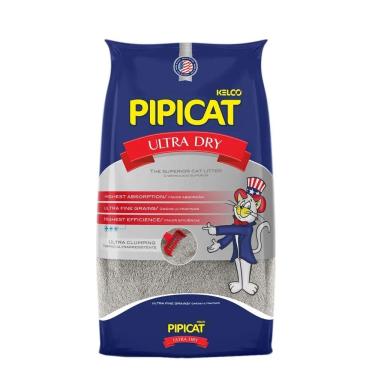 Imagem de Areia Sanitária Pipicat Ultra Dry Para Gatos Kelco 4Kg