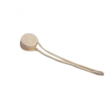 Imagem de Sem perfuração bonitinha pastoral bola redonda de algodão corda alça de cortina ímã fivela de cortina cremalheira de cortina magnética, 1 peça