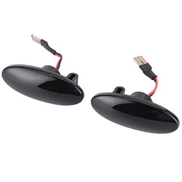 Imagem de Lâmpada de marcação lateral, 2 peças Marcador lateral do carro Light Smoky Color 26160-8990 26160-89900 Uma substituição para Nissan Juke F15 Note E11