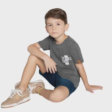 Imagem de Conjunto Infantil Camiseta Bermuda 84690 - Malwee Carinhoso