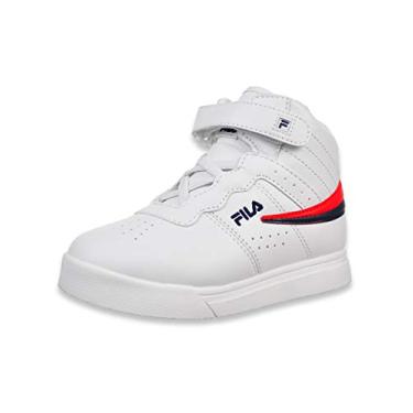 Imagem de Fila Kids F 13 Mid Sneaker (Toddler),White Navy Red,6